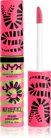 NYX Professional Makeup Beetlejuice Sandworm Swirl zářivý lesk na rty