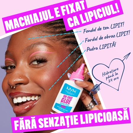 NYX Professional Makeup The Face Glue Primer baza pentru machiaj