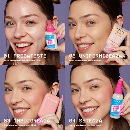 NYX Professional Makeup The Face Glue Primer baza pentru machiaj