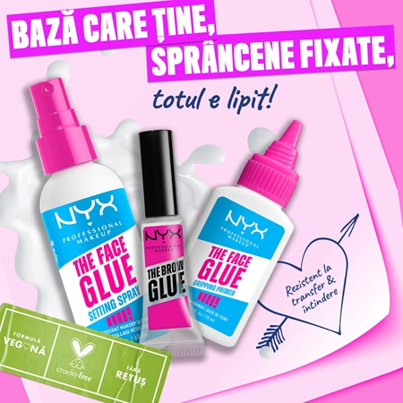NYX Professional Makeup The Face Glue Primer baza pentru machiaj