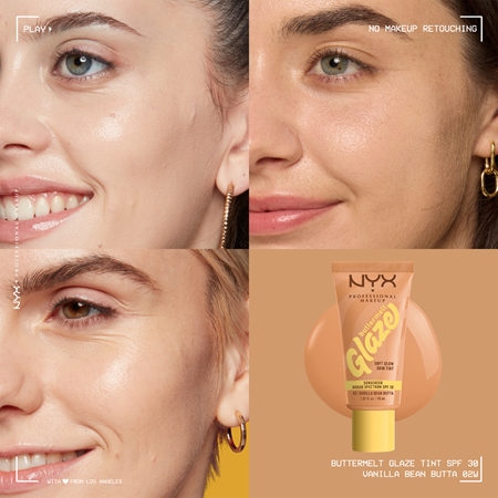 NYX Professional Makeup Buttermelt Glaze rozjasňující tónovací fluid SPF 30