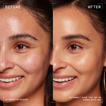 NYX Professional Makeup Buttermelt Glaze rozjasňující tónovací fluid SPF 30