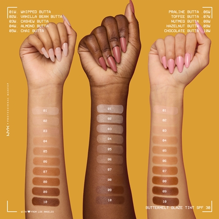 NYX Professional Makeup Buttermelt Glaze rozjasňující tónovací fluid SPF 30