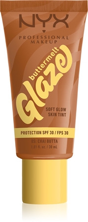 NYX Professional Makeup Buttermelt Glaze rozjasňující tónovací fluid SPF 30