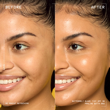 NYX Professional Makeup Buttermelt Glaze rozjasňující tónovací fluid SPF 30
