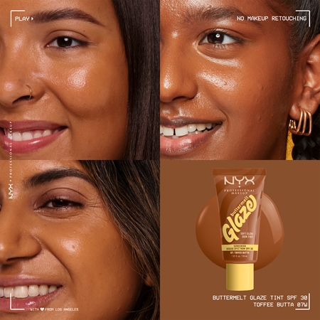 NYX Professional Makeup Buttermelt Glaze rozjasňující tónovací fluid SPF 30