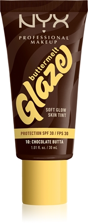 NYX Professional Makeup Buttermelt Glaze rozjasňující tónovací fluid SPF 30