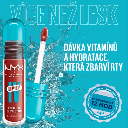 NYX Professional Makeup Lip IV dlouhotrvající lesk na rty s hydratačním účinkem