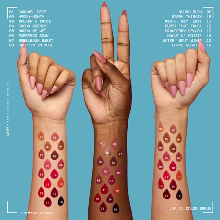 NYX Professional Makeup Lip IV tartós ajakfény hidratáló hatással