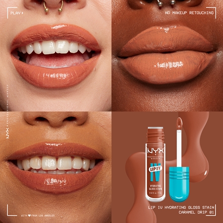 NYX Professional Makeup Lip IV luciu de buze rezistent cu efect de hidratare