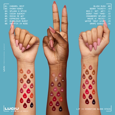 NYX Professional Makeup Lip IV luciu de buze rezistent cu efect de hidratare