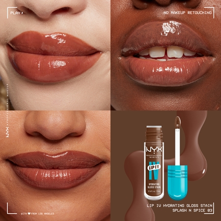 NYX Professional Makeup Lip IV długotrwały błyszczyk do ust o działaniu nawilżającym