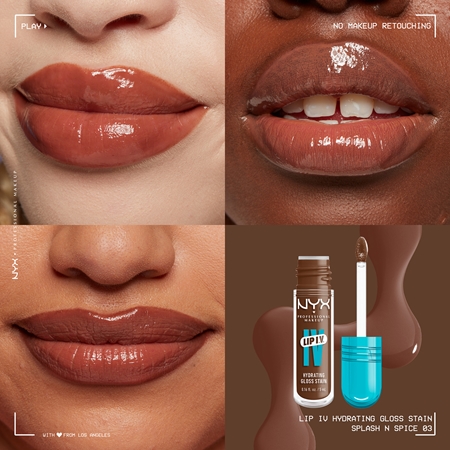 NYX Professional Makeup Lip IV luciu de buze rezistent cu efect de hidratare