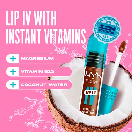 NYX Professional Makeup Lip IV dugotrajno sjajilo za usne s hidratantnim učinkom