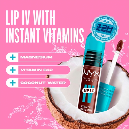 NYX Professional Makeup Lip IV dugotrajno sjajilo za usne s hidratantnim učinkom
