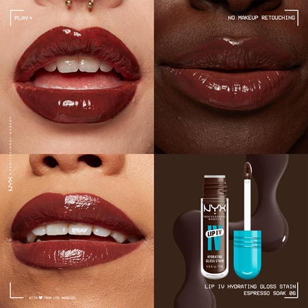 NYX Professional Makeup Lip IV lucidalabbra lunga tenuta effetto idratante