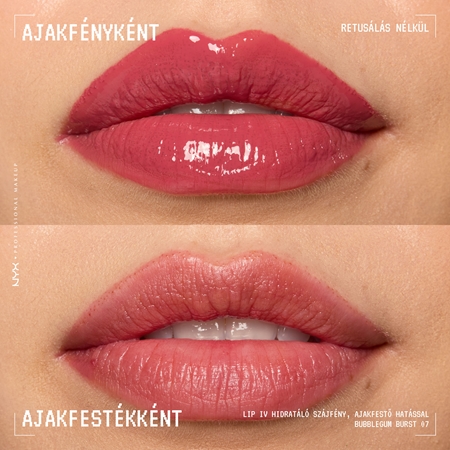 NYX Professional Makeup Lip IV tartós ajakfény hidratáló hatással