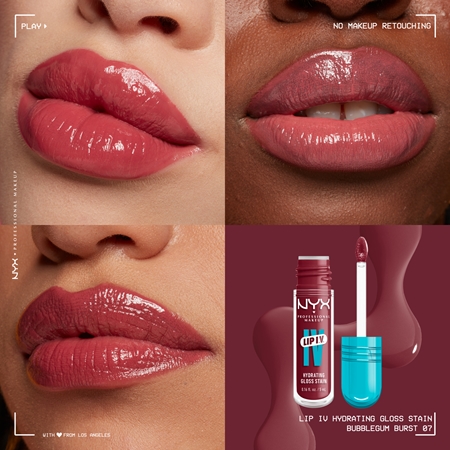 NYX Professional Makeup Lip IV długotrwały błyszczyk do ust o działaniu nawilżającym