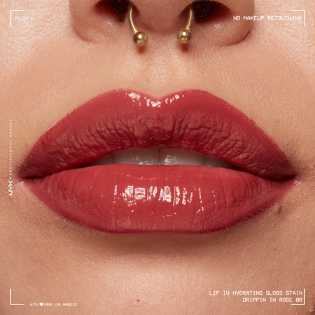 NYX Professional Makeup Lip IV długotrwały błyszczyk do ust o działaniu nawilżającym