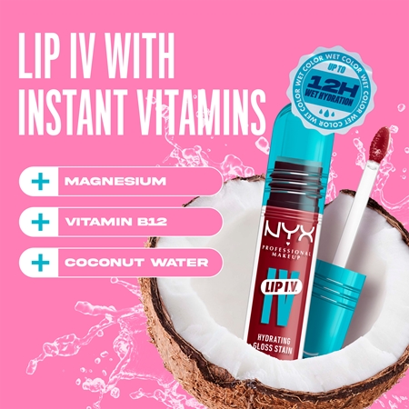 NYX Professional Makeup Lip IV dlouhotrvající lesk na rty s hydratačním účinkem