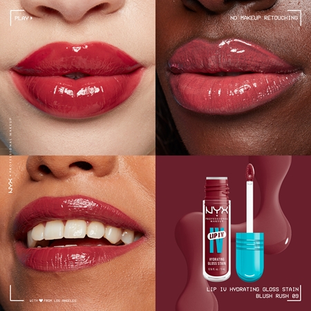 NYX Professional Makeup Lip IV luciu de buze rezistent cu efect de hidratare