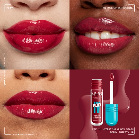 NYX Professional Makeup Lip IV długotrwały błyszczyk do ust o działaniu nawilżającym