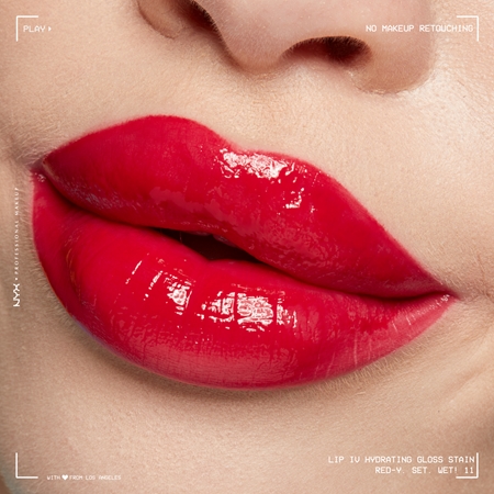 NYX Professional Makeup Lip IV długotrwały błyszczyk do ust o działaniu nawilżającym