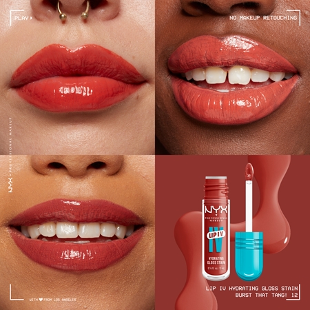 NYX Professional Makeup Lip IV długotrwały błyszczyk do ust o działaniu nawilżającym