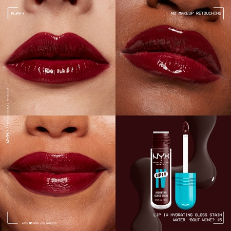 NYX Professional Makeup Lip IV długotrwały błyszczyk do ust o działaniu nawilżającym