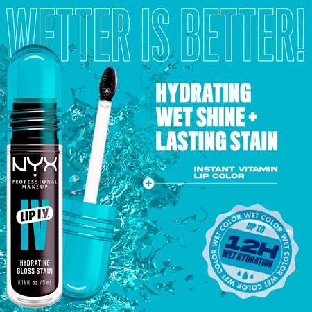 NYX Professional Makeup Lip IV λιπ γκλος μακράς διαρκείας με ενυδατικό αποτέλεσμα