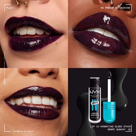 NYX Professional Makeup Lip IV długotrwały błyszczyk do ust o działaniu nawilżającym