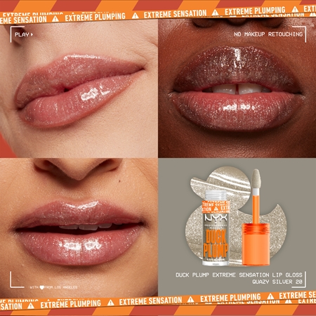 NYX Professional Makeup Duck Plump Lūpu spīdums ar pastiprinošu efektu