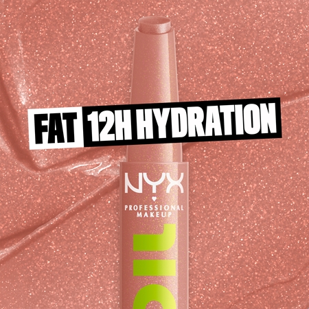 NYX Professional Makeup Fat Oil Slick Click tónovací balzám na rty