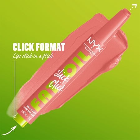 NYX Professional Makeup Fat Oil Slick Click Tonējošs lūpu balzams