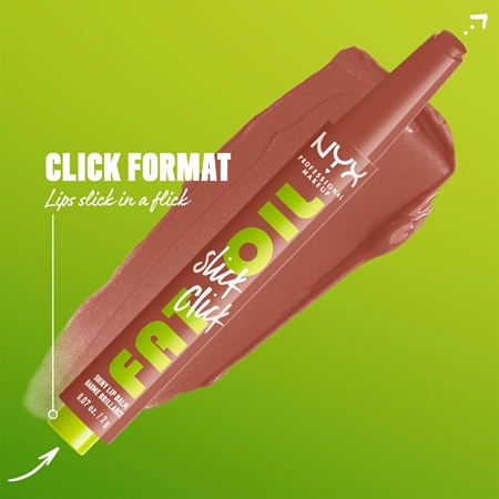 NYX Professional Makeup Fat Oil Slick Click Tonējošs lūpu balzams
