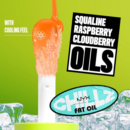 NYX Professional Makeup Fat Oil Chillz olej na rty s chladivým účinkem