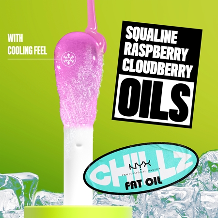 NYX Professional Makeup Fat Oil Chillz olej na rty s chladivým účinkem