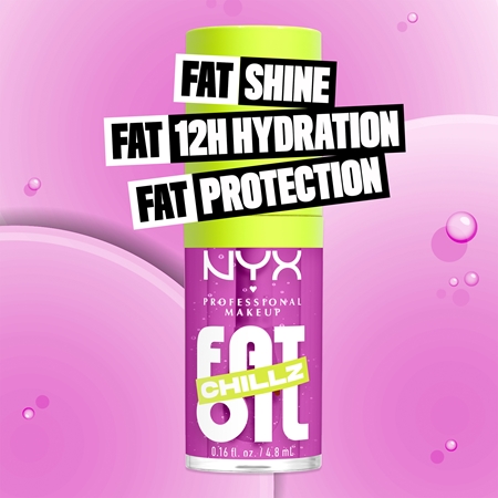 NYX Professional Makeup Fat Oil Chillz olej na rty s chladivým účinkem