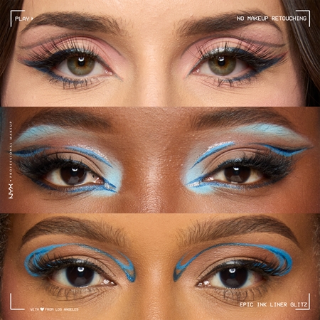 NYX Professional Makeup Epic Ink Glitz metalická tužka na oči