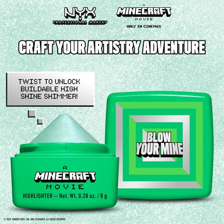 NYX Professional Makeup A Minecraft Movie rozjasňovač