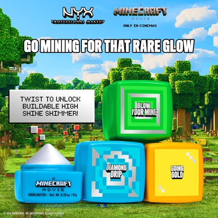 NYX Professional Makeup A Minecraft Movie rozjasňovač
