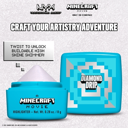 NYX Professional Makeup A Minecraft Movie rozjasňovač