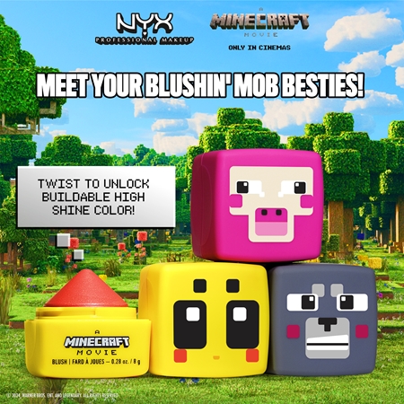 NYX Professional Makeup A Minecraft Movie tvářenka