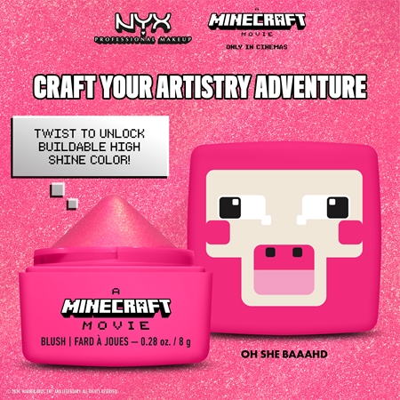 NYX Professional Makeup A Minecraft Movie tvářenka