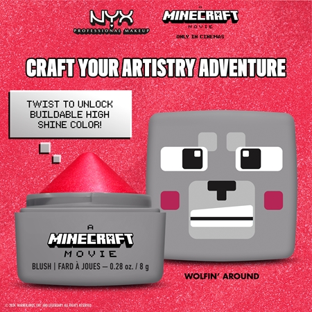 NYX Professional Makeup A Minecraft Movie colorete