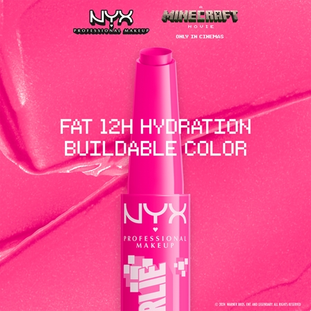 NYX Professional Makeup A Minecraft Movie balzám na rty