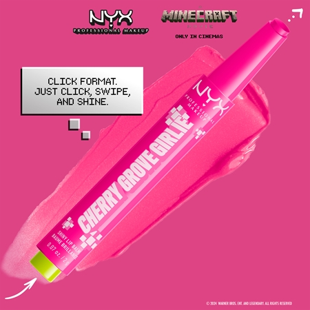 NYX Professional Makeup A Minecraft Movie balzám na rty