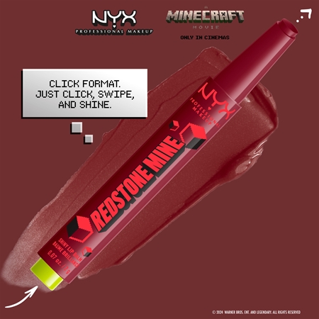 NYX Professional Makeup A Minecraft Movie balzám na rty
