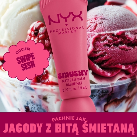NYX Professional Makeup Smushy Matte Lip Balm balsam do ust z matowym wykończeniem