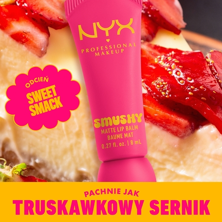 NYX Professional Makeup Smushy Matte Lip Balm balsam do ust z matowym wykończeniem